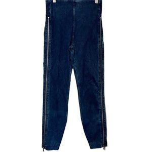 Lysse Full Side Zip Denim Leggings Jeggings Size‎ Small Skinny